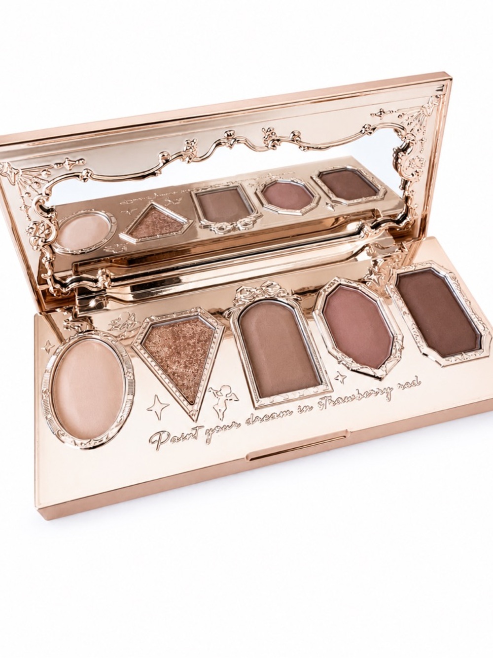 Flower Knows Strawberry Rococo Series Five Color Eyeshadow Palette 01 Brand New